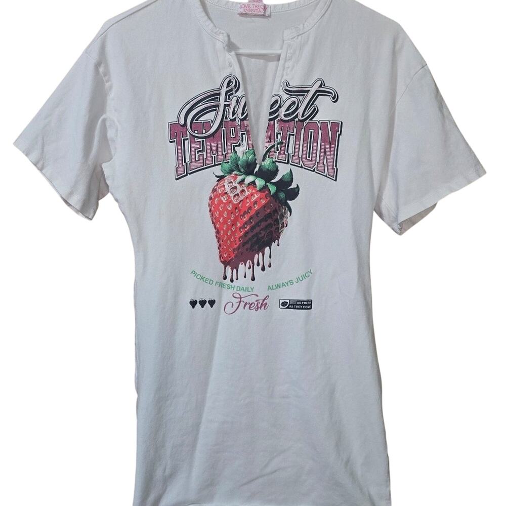 Vintage Love Theory Mini Shirt Dress Size Small